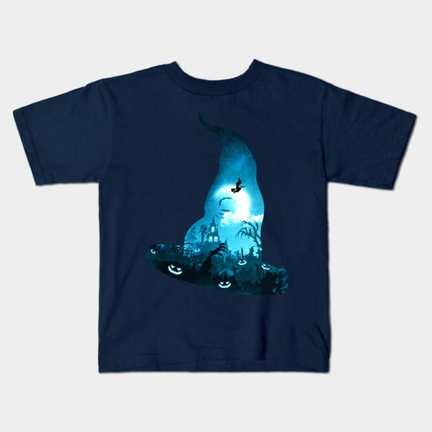 The Witches Hour Kids T-Shirt by DVerissimo